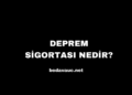 Deprem Sigortası Nedir?