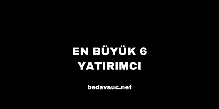 En Büyük 6 Yatırımcı