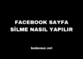 Facebook Sayfa Silme Nasıl Yapılır