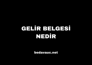 Gelir Belgesi Nedir, Nereden Alınır?