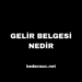 Gelir Belgesi Nedir, Nereden Alınır?