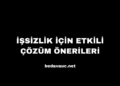 İşsizlik İçin Etkili Çözüm Önerileri