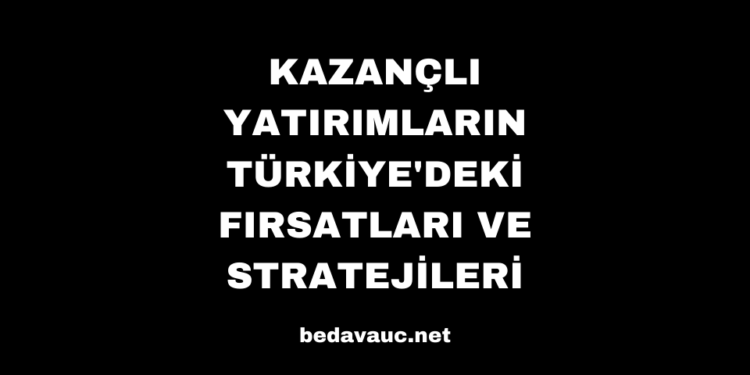 Kazançlı Yatırımların Türkiye’deki Fırsatları ve Stratejileri