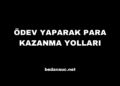Ödev Yaparak Para Kazanma Yolları