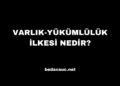 Varlık-Yükümlülük İlkesi Nedir?