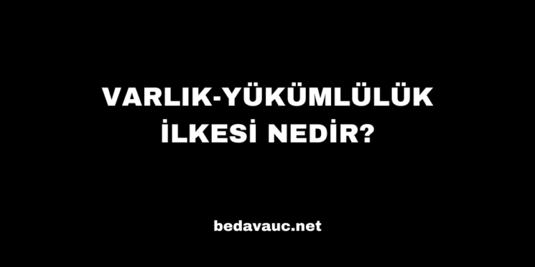 Varlık-Yükümlülük İlkesi Nedir?
